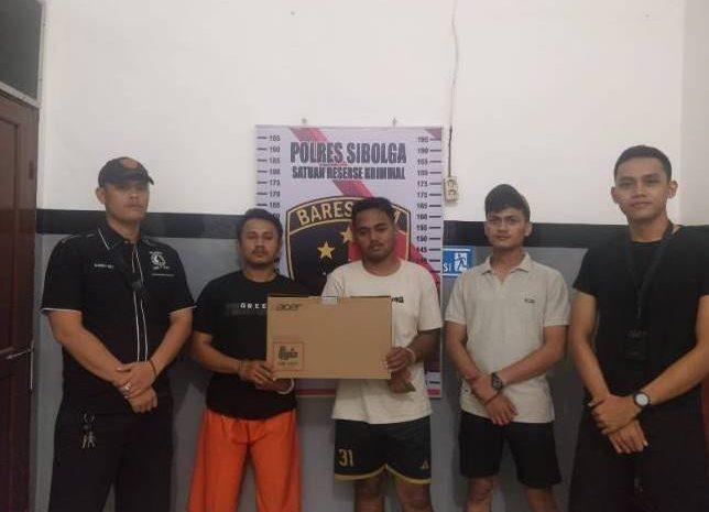 Polres Sibolga Amankan Dua Pencuri Laptop Milik Mahasiswa