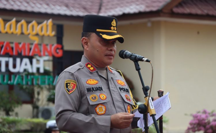 Bacakan Amanat Kapolda Aceh,Kapolres Aceh Tamiang Pimpin Operasi Zebra Seulawah 2025