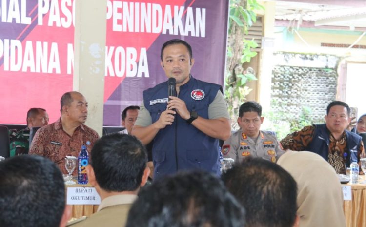  Direktorat Narkoba Polda Sumsel dan BNN OKU Timur, Minta Warga Tidak Takut Melaporkan Korban Penyalagunaan Narkoba untuk Direhabilitasi 