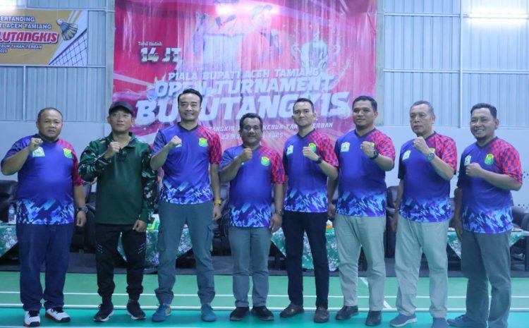  Persatuan Bulu Tangkis Aceh Tamiang Gelar Kejuaraan Open Turnamen Bulu Tangkis, Piala Bupati Aceh Tamiang CUP 2025