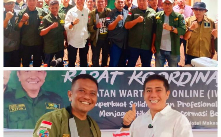 Dorong Jurnalis Berkualitas,Komisi I DPR RI, Fraksi PKB Deng Ical ,Hadiri Rakorwil IWO Sulsel,di Hotel Maleo Makassar 