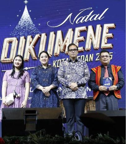 Tumbuhkan Toleransi dan Perkuat Persatuan, Walikota Medan Hadiri Perayaan Natal Oikumene Kota Medan 2025