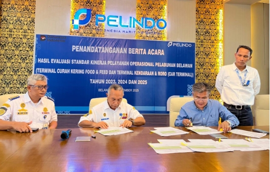  Pelindo Regional 1 Belawan Perkuat Layanan Melalui Evaluasi Kinerja Terminal Curah Kering dan Terminal Kendaraan 
