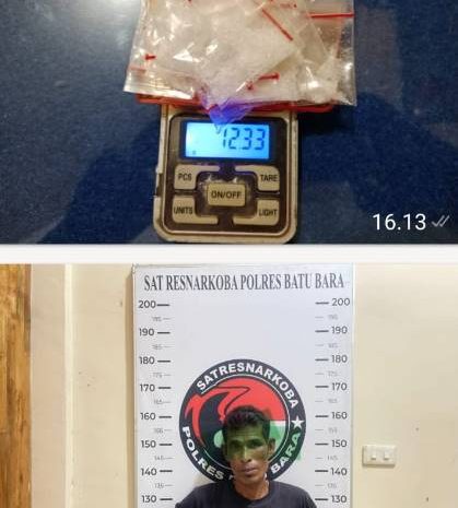 Polres Batubara Ungkap Kasus Narkotika, Amankan 12,33 Gram Sabu 