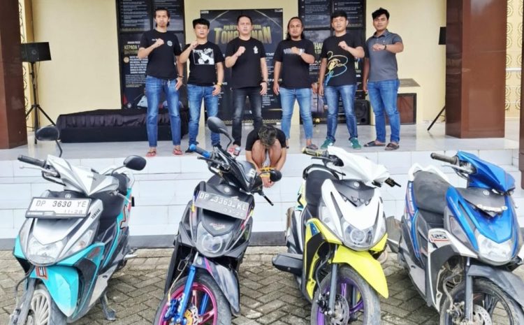 Pimpin Tim Resmob Polres Torut,Bripka Simbara  Berhasil Mengamankan Seorang Residivis Curanmor 4 LP