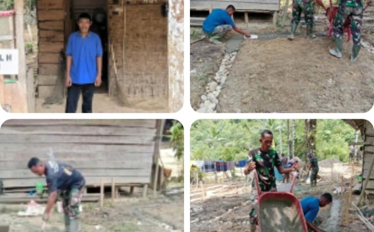 Program TNI Manunggal Membangun Desa (TMMD) ke-128 Tahun 2026  Digelar Kodim 0117/Aceh Tamiang Juga Serius Pada  RTLH