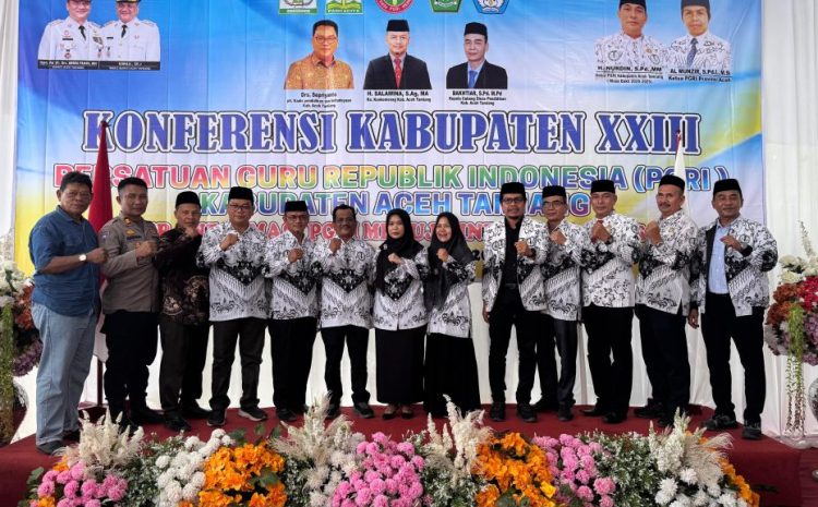 Wabup Aceh Tamiang Buka Konferensi PGRI ke-23, Mitra Strategis Pemerintah di Bidang Pendidikan