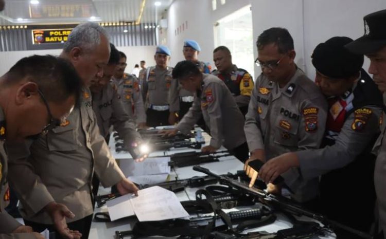 Mabes Polri Periksa Senpi Polres Batu Bara, Hasilnya: Mantap dan Sesuai SOP 