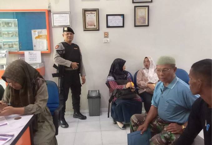  16 Personel Sat Samapta Amankan 16 Objek Vital Perbankan se-Batu Bara 