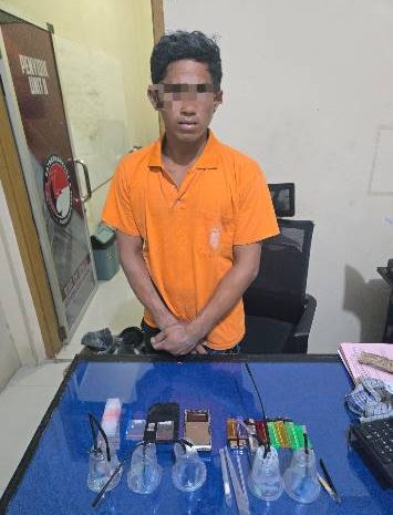 Polres Batu Bara Sasar Dua Sarang Narkoba, Dua Pengguna Diamankan 