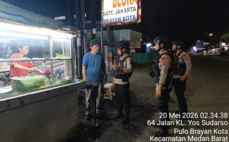  Personel Brimob Sumut Tidak Hanya Patroli Tetapi Aktif Bangun Komunikasi dengan Masyarakat