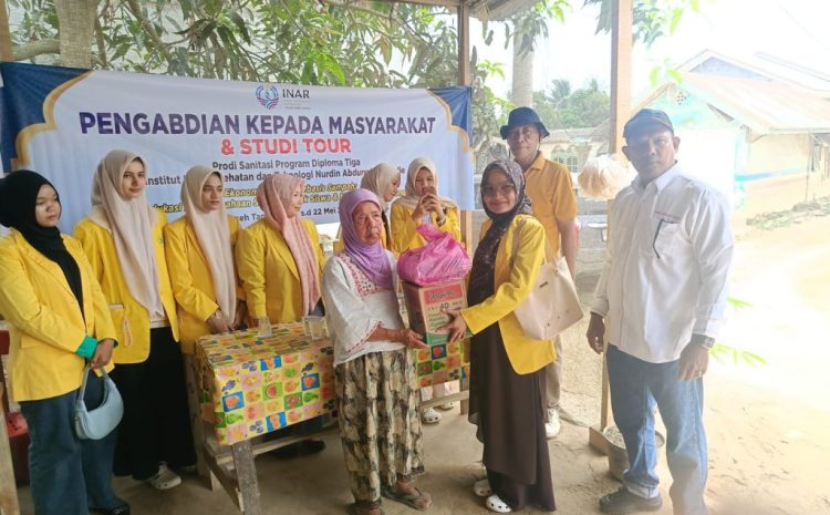  Pasca Banjir Bandang ,Mahasiswi INAR Pidie Berikan Bansos bagi Warga Yang Terdampak Banjir Hidrometeorologi