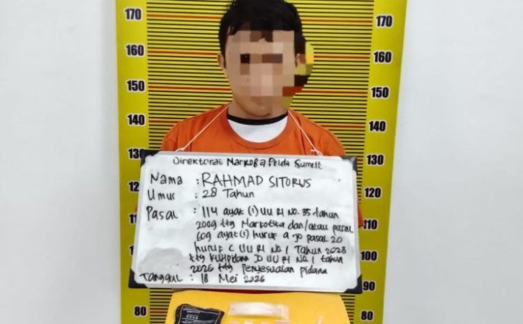  Menunggu Pembeli di Kamar, Terduga Pengecer Sabu di Medan Timur Ditangkap Polisi