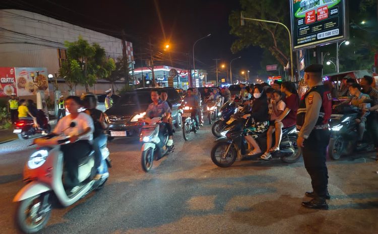 Polresta Deli Serdang Saat Blackout, Patroli Pengamanan Ditingkatkan Disejumlah Wilayah Situasi Tetap Kondusif 