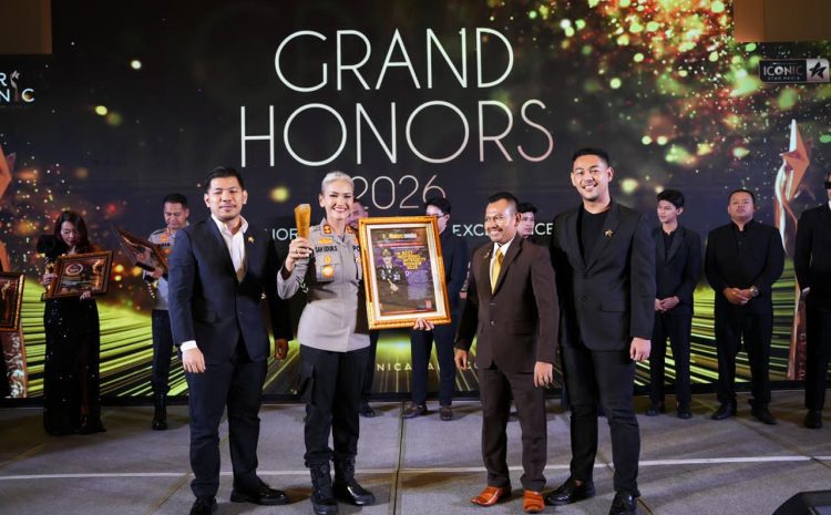 Kapolres Pematang Siantar Raih Penghargaan The Best Inspiring and Integrity Women 2026