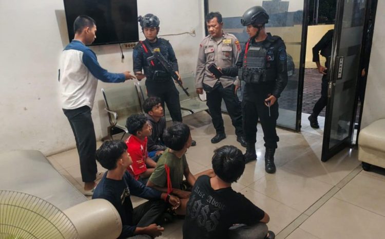 Personil Brimob Sumut Berhasil Gagalkan Tawuran dan Balap Liar di Kota Medan