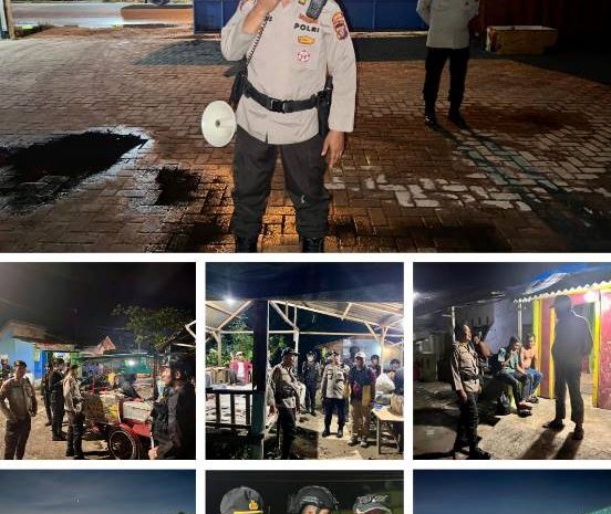  Ciptakan Kamtibmas di Belawan,Polres Pelabuhan Belawan bersama Sat Brimob dan Dit Samapta Polda Sumut Patroli Skala Besar 