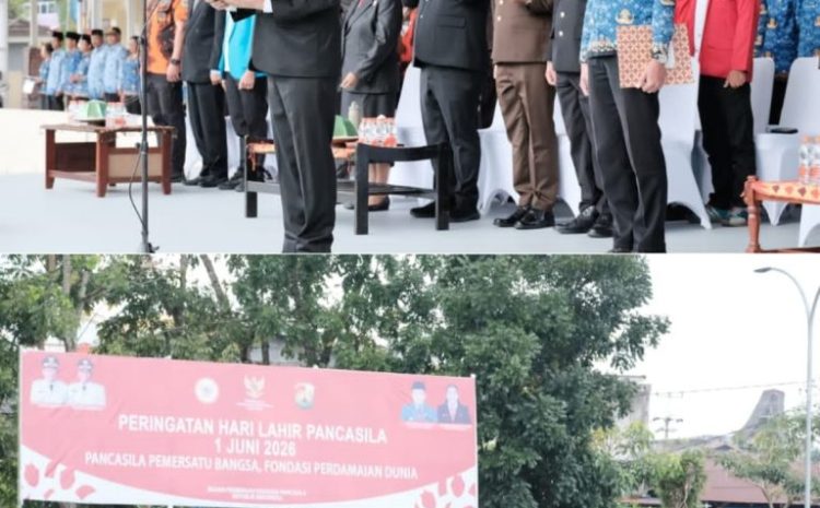 Bupati Toraja Utara, Pimpin Upacara Peringatan Hari Lahir Pancasila “Pancasila Pemersatu Bangsa”