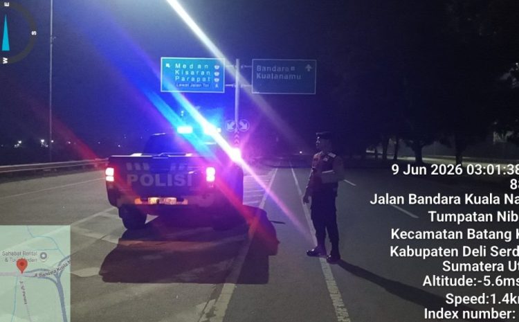  Patroli Blue Light Polresta Deli Serdang, Dimalam Hari Wujud Nyata Kehadiran Polisi Menjaga Kamtibmas