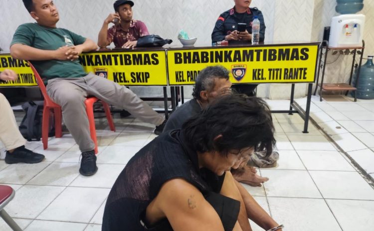 Viral di Medsos.! Aksi Heroik Personel Brimob Sumut Hadang hingga Amankan Dugaan Pencuri, Kabel Jalan di Kota Medan