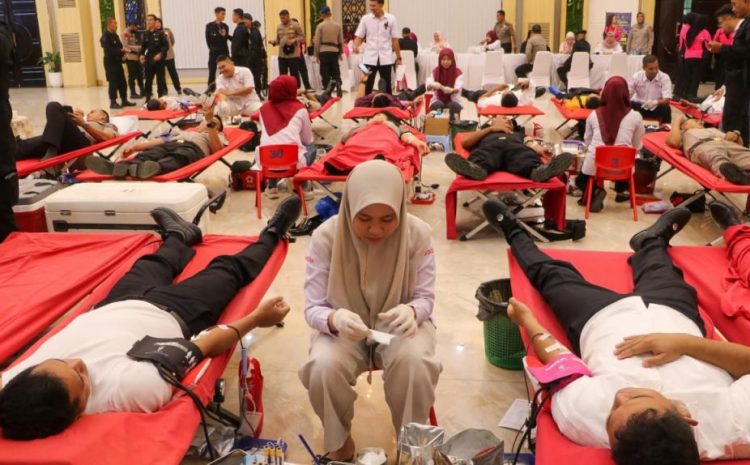 Sambut HUT Bhayangkara ke-80, Polda Sumut Gelar Bakti Kesehatan Donor Darah untuk Kemanusiaan
