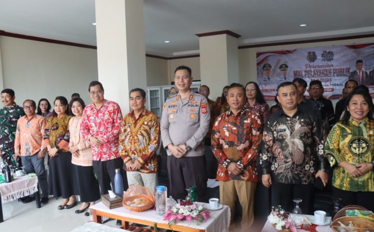 Kapolres Tana Toraja Hadiri Peresmian Mal Pelayanan Publik Kabupaten Tana Toraja