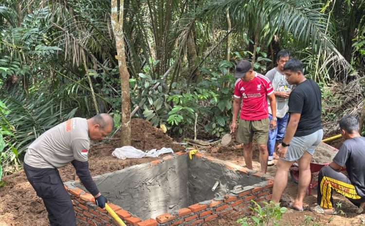 Brimob Sumut Peduli Pendidikan dan Kesehatan, Hadirkan Sanitasi Air Bersih untuk Pelajar di Tapsel