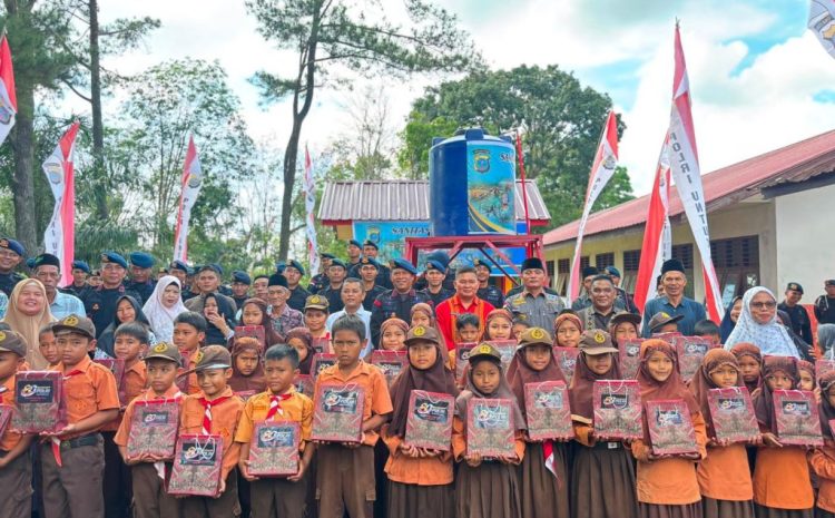  Air Bersih untuk Generasi Masa Depan, Brimob Sumut Resmikan Fasilitas Sanitasi di Sekolah Dasar