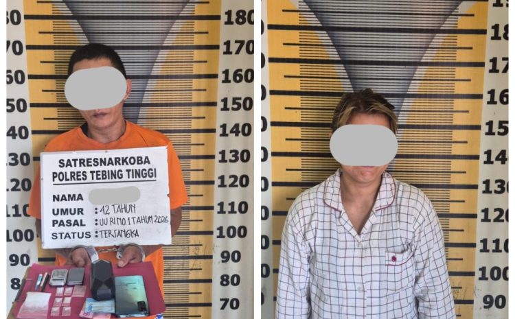  Sat Resnarkoba Polres Tebing Tinggi, Tangkap Kembali Residivis Narkoba Sita 18,47 Gram Sabu