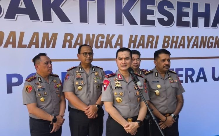 Sambut HUT Bhayangkara ke-80, Polda Sumut Gelar Bakti Kesehatan dan Salurkan Bantuan untuk 3.000 Warga Langkat