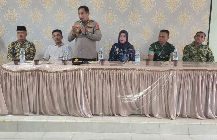 Muspika Seruway Adakan Temu Ramah bersama Kapolsek Baru,AKP Marias, S.H.
