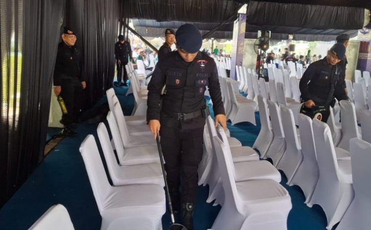  Tim Jibom KBRN Gegana Brimob Polda Sumut Sterilisasi Menyeluruh Pastikan Gelar Melayu Serumpun 2026 Aman dan Kondusif