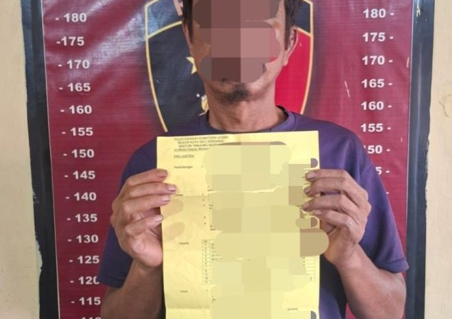  Polresta Deli Serdang Amankan Pelaku Penipuan Penggelapan Sepeda Motor