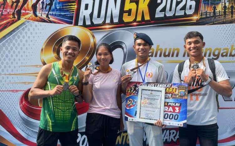  Dari Garis Start Hingga ke Podium Kehadiran Sat Brimob Polda Sumut Bakar Semangat Kapolres Langkat Run 2026