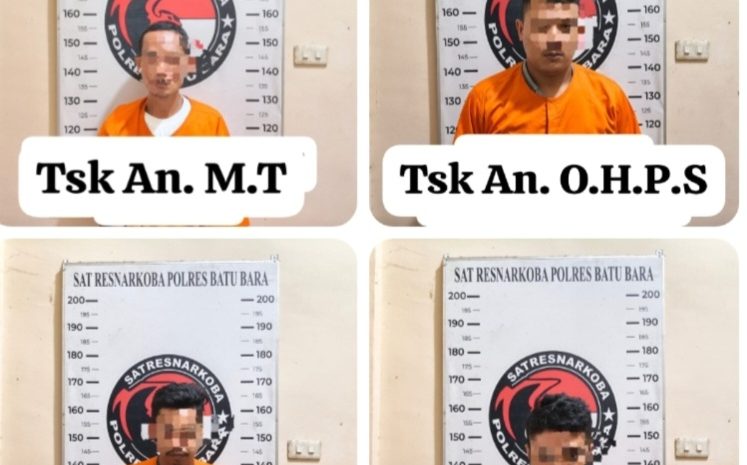  Polres Batu Bara Bongkar Peredaran Etomidate, 4 Tersangka Diamankan