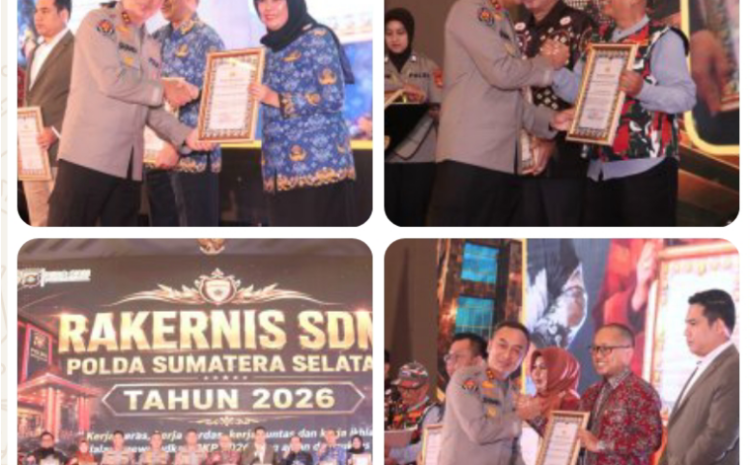 Kapolda Sumsel Serahkan Penghargaan Ketahanan Pangan,Perkuat Dukungan Program Nasional