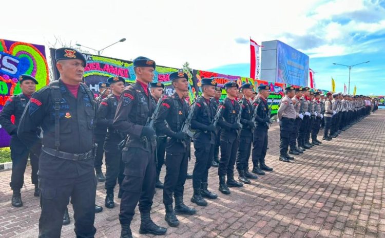  Semangat Hari Bhayangkara Ke-80, Personel Yon C Pelopor Sat Brimob Sumut Komitmen Teguhkan Pengabdian Hadiri Upacara di Polres Tapsel