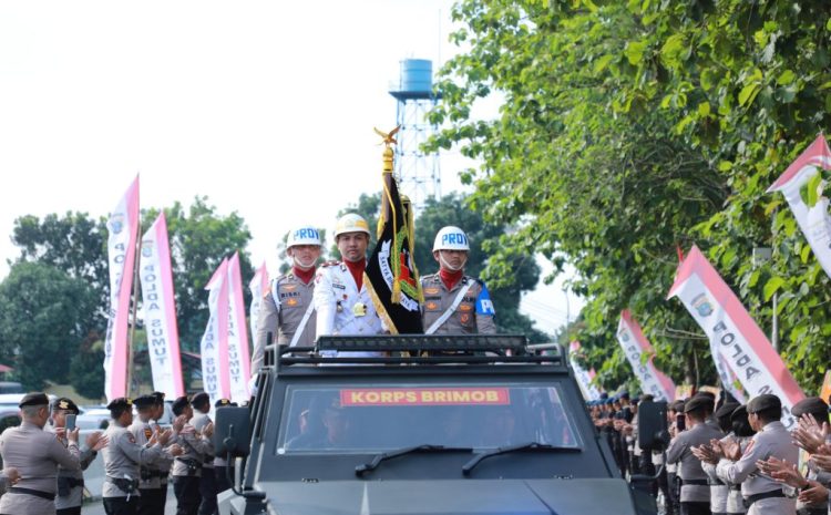  Kapolda Sumut Pimpin Upacara Kenaikan Pangkat Periode 1 Juli 2026, 115 Personel Sat Brimob Terima Amanah Pangkat Baru