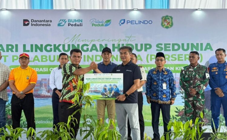  Peringati Hari Lingkungan Hidup 2026,Pelindo Tanam 2.500 Pohon di Belawan