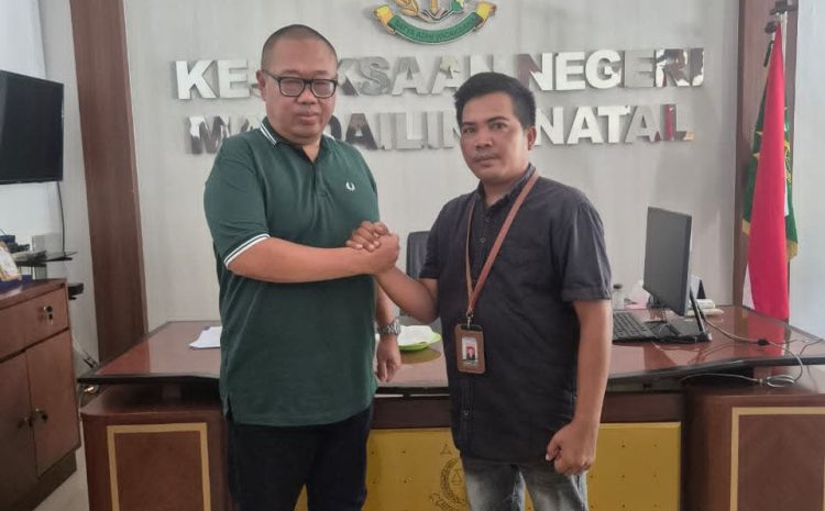  Terima Kunjungan FORWAKA Madina, Kajari Dukung Pelantikan Pengurus Digelar Bulan Agustus