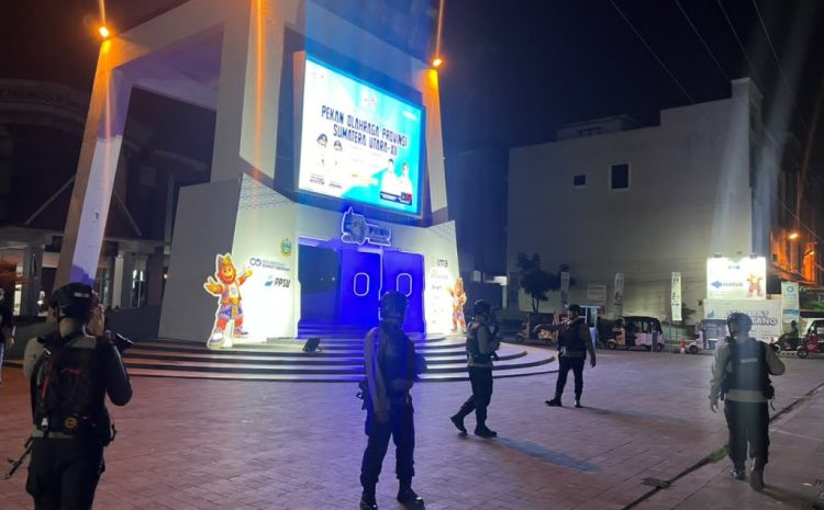  Kota Medan Terjaga Sepanjang Malam, Polda Sumut Intensifkan Patroli Brimob Cegah Geng Motor dan Kejahatan Jalanan