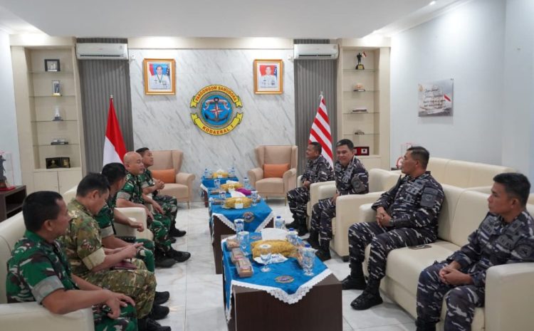 Menjalin Sinergi dan Menjaga Integritas,Kodaeral I Belawan Terima Kunjungan Tim Wasrik Itjen TNI 