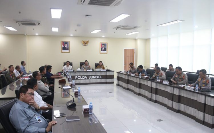  Pastikan BBM Tepat Sasaran,Wakapolda Sumsel Pimpin Rakor Pengawasan Distribusi Energi