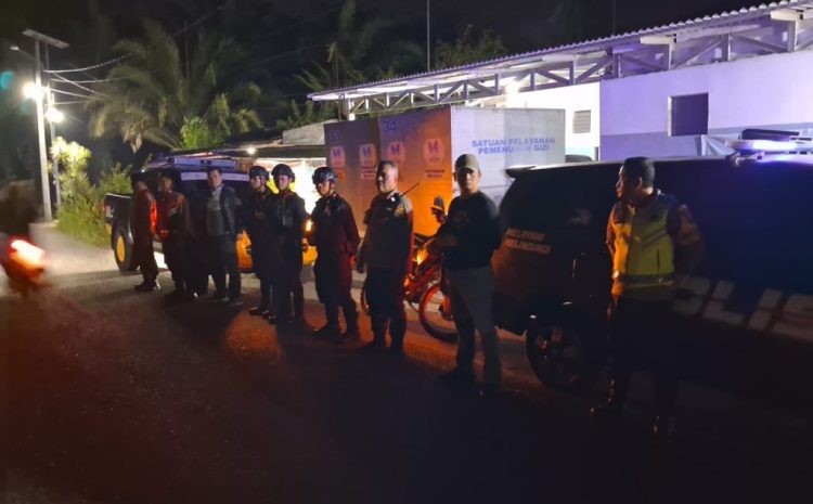 Patroli Skala Besar Polda Sumut di Tebing Tinggi, Brimob Bersama Polres Cegah Geng Motor dan Balap Liar