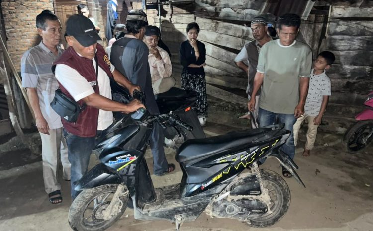 Sat Reskrim Polres Padang Lawas Amankan 31 Unit Sepeda Motor Diduga Hasil Kejahatan di Pasar Latong