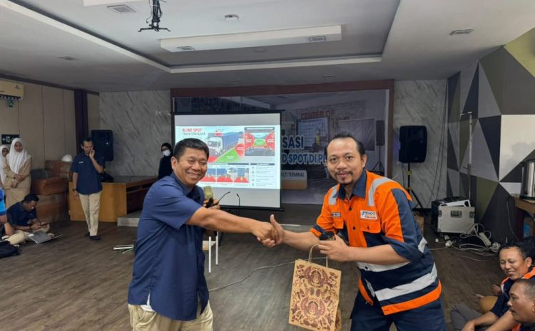  Cegah Kecelakaan Kerja,PMT Edukasi Bahaya Blind Spot di Terminal Belawan
