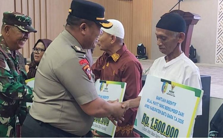  859 Bilal Mayit,Penggali Kubur dan Guru Mengaji Terima Insentif dari Pemkab Batu Bara 