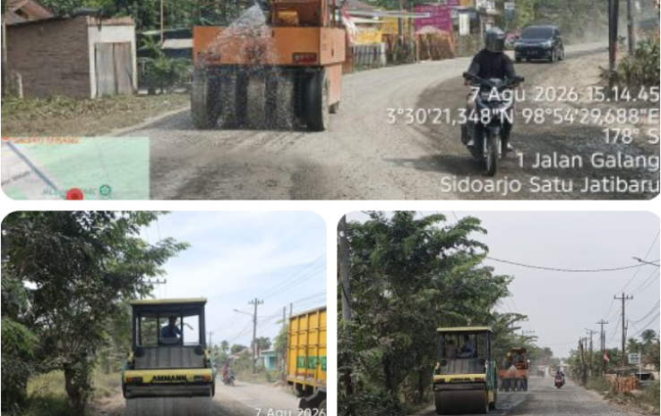  Viral Proyek Pengaspalan Jalan di Galang Disebut Tak Disiram,Pengawas: Penyiraman Sudah Diupayakan