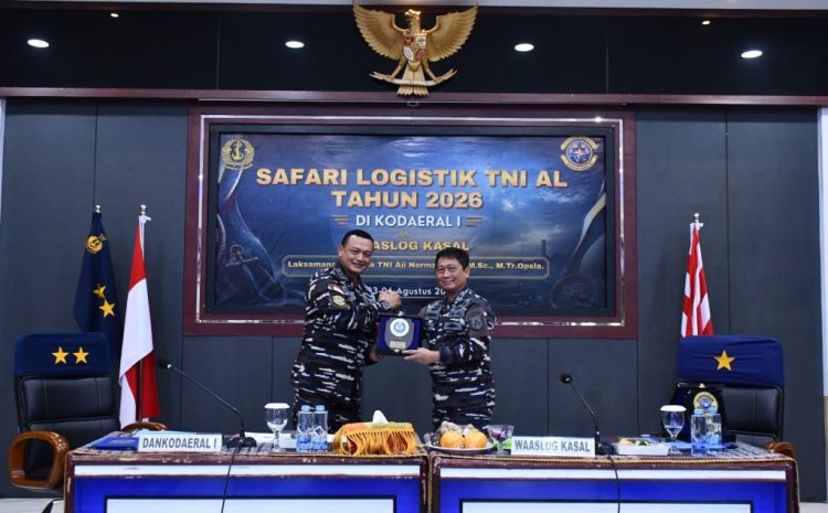  Dalam Kunjungan Tim Safari Logistik TNI Angkatan Laut,Kodaeral I Petakan Infrastruktur Operasional Guna Menguatkan Dermaga Pengabdian