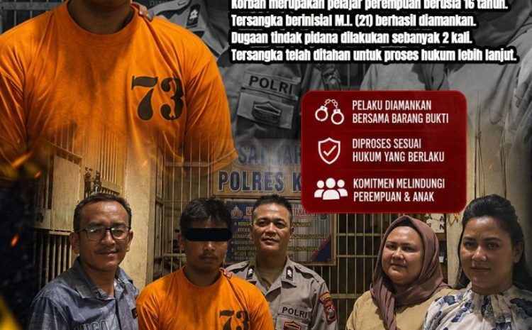  Dua Kali Perkosa Pelajar, Satres PPA PPO Polres Karo Ringkus Pelaku